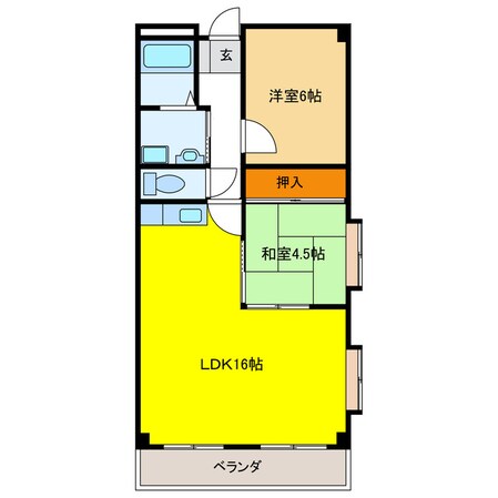 シャンポール河八の物件間取画像